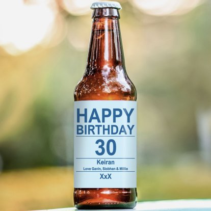 Personalised Beer - Any Message 