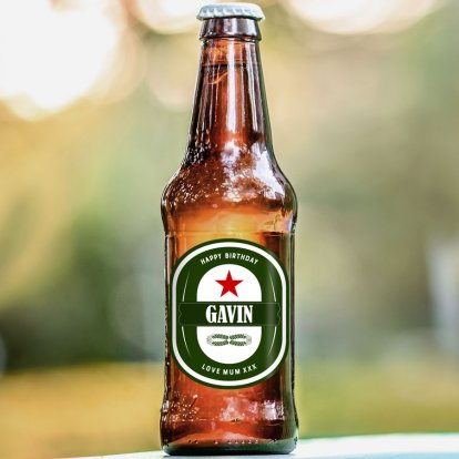 Personalised Beer - Classic Star 