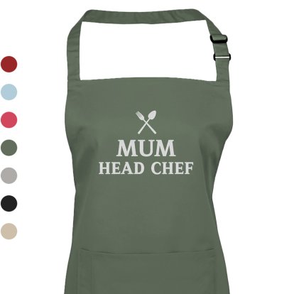 Personalised Best Chef Apron for Mother's Day 