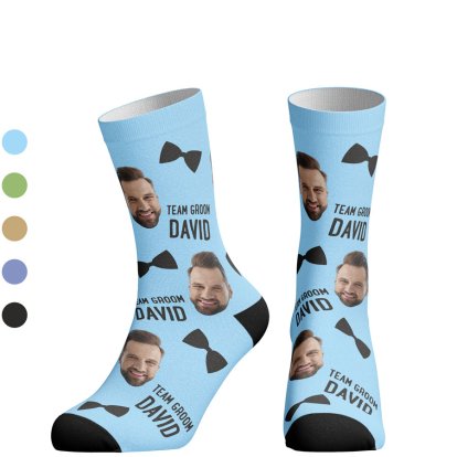 Personalised Best Man Face Socks