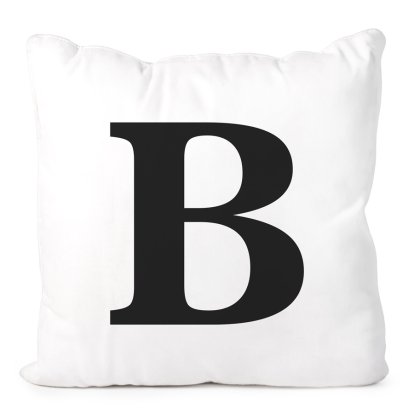 Personalised Big Initial Cushion Cover