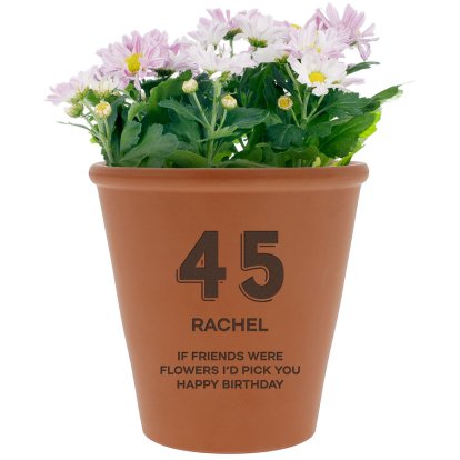 Personalised Birthday Terracotta Pot