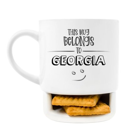 Personalised Biscuit Mug - Belongs To