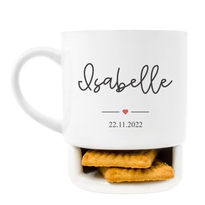 Personalised Biscuit Mug for Her