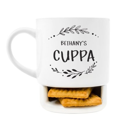 Personalised Biscuit Mug - Her Cuppa
