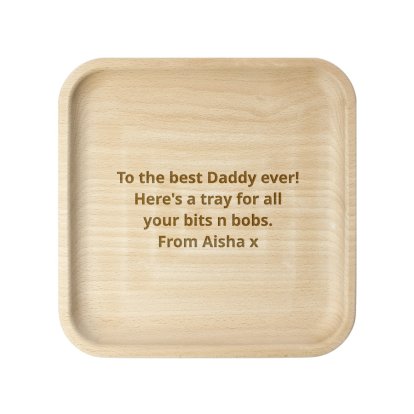 Personalised Bits & Bobs Coin Tray