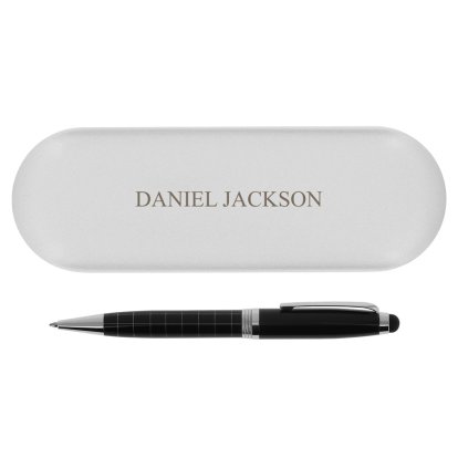 Personalised Black Pen & Gift Box