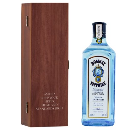 Personalised Box & Bombay Gin