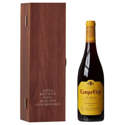 Personalised Box & Campo Viejo Rioja