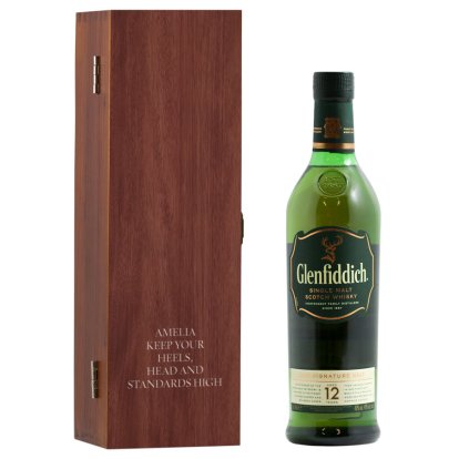 Personalised Box & Glenfiddich Whisky