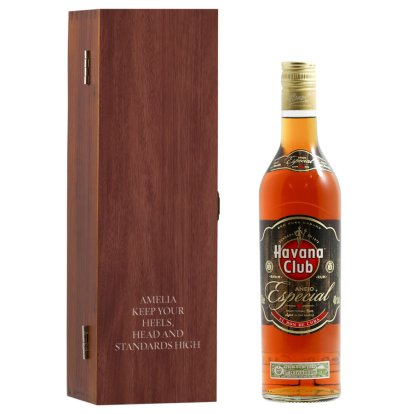 Personalised Box & Havana Club Rum