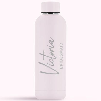 Personalised Bridesmaid Insulated Water Bottle