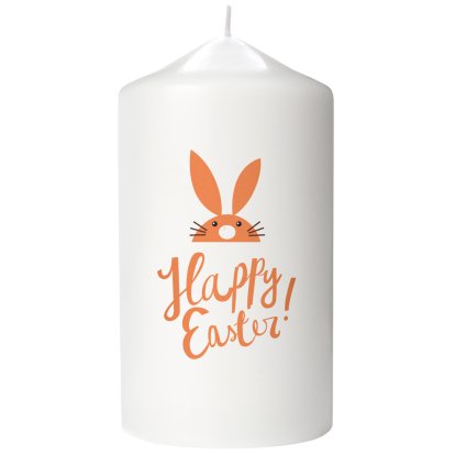 Personalised Bunny Easter Candle
