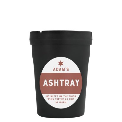 Personalised Butt Bucket Ashtray - Star