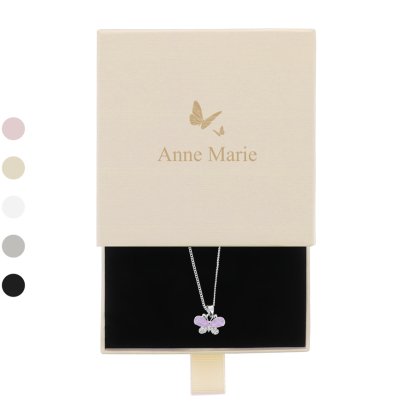 Personalised Butterfly Silver Plated Necklace