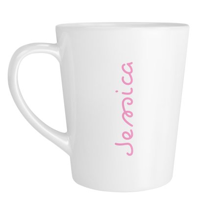 Personalised Ceramic Latte Mug for Girls