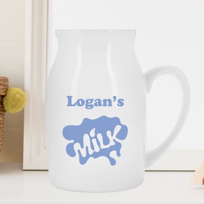 Personalised Ceramic Milk Jug