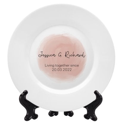 Personalised Ceramic Plate for Wedding Anniversaries