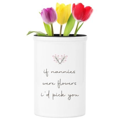Personalised Ceramic Vase - If You were Flowers