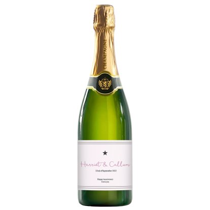 Personalised Champagne - Star Label