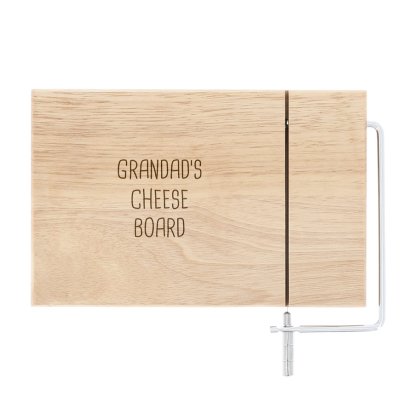Personalised Cheese Board and Slicer 