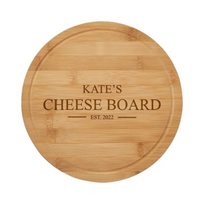 Personalised Cheese Board with Groove