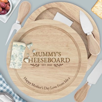 Personalised Cheeseboard for Mother's Day