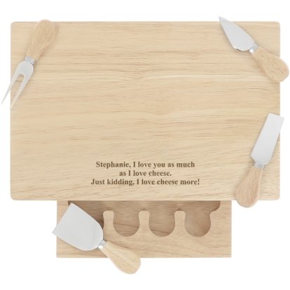 Personalised Cheeseboard with Tools