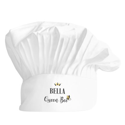 Personalised Chef Hat - Queen Bee