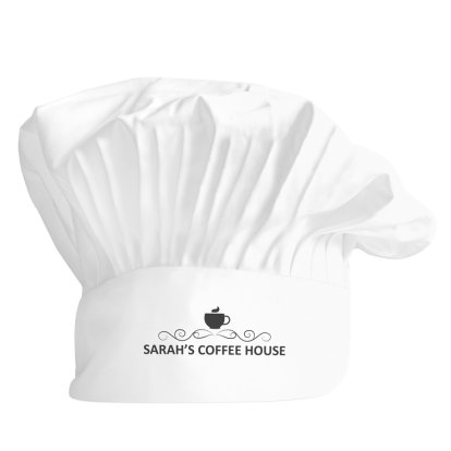 Personalised Chef's Hat - Coffee House
