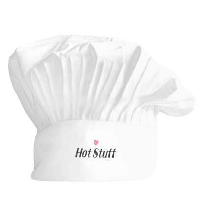 Personalised Chef's Hat - Hot Stuff