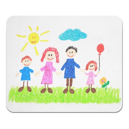 Personalised Child's Drawing Upload Mouse Pad
