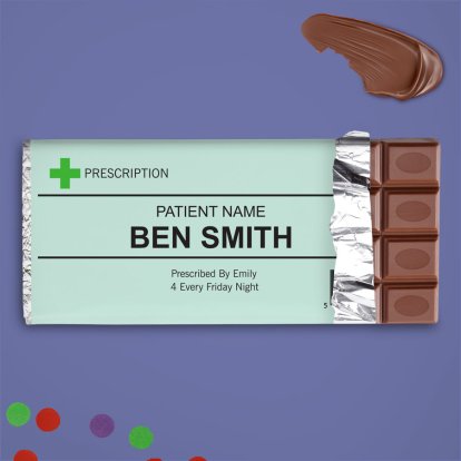 Personalised Chocolate Bar - Prescription