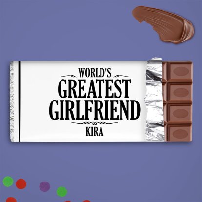 Personalised Chocolate Bar - World's Greatest 