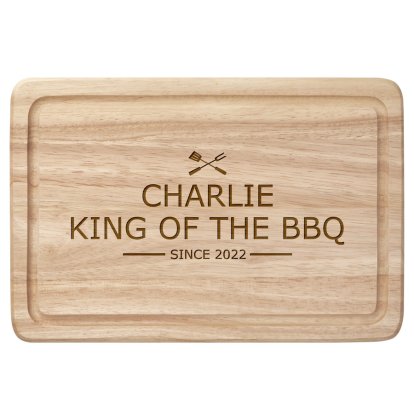 Personalised Chopping Board - BBQ King