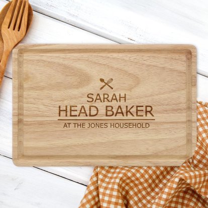 Personalised Chopping Board - Best Baker