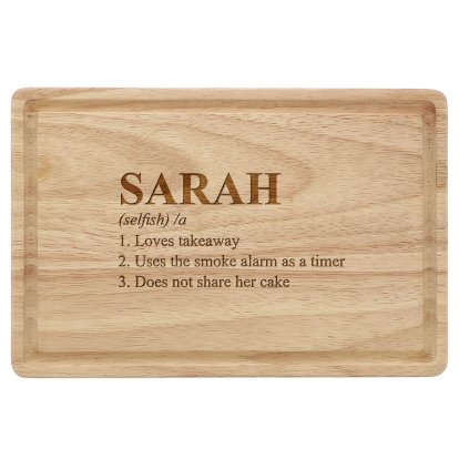 Personalised Chopping Board - Definition