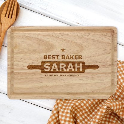 Personalised Chopping Board - Head Baker 