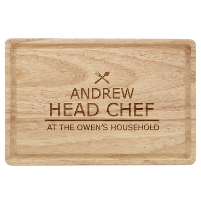 Personalised Chopping Board - Head Chef