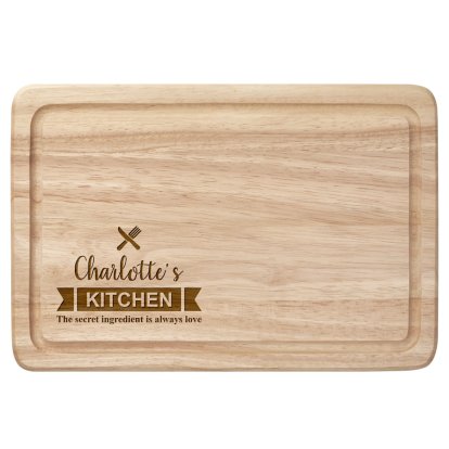 Personalised Chopping Board - My Kitchen