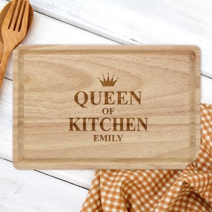 Personalised Chopping Board - Queen 
