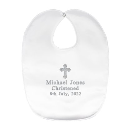 Personalised Christening Bib with Date