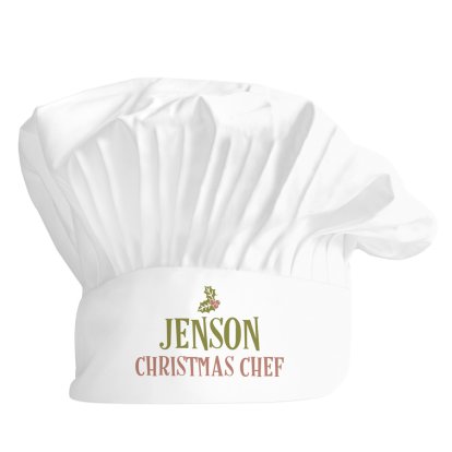 Personalised Christmas Chef Hat