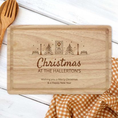 Personalised Christmas Chopping Board
