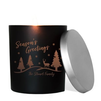 Personalised Christmas Scented Candle