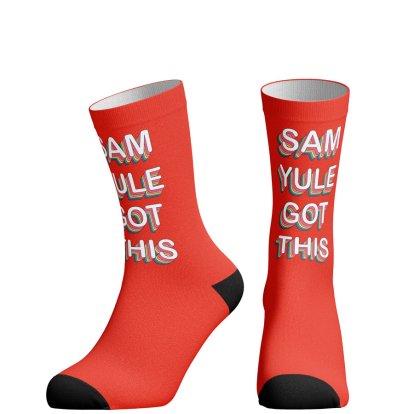 Personalised Christmas Socks - 'Yule Got This'