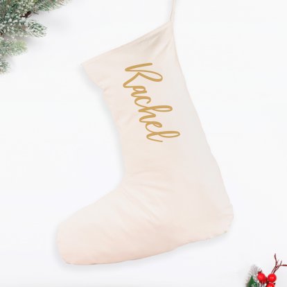 Personalised Christmas Stocking - Any Name 