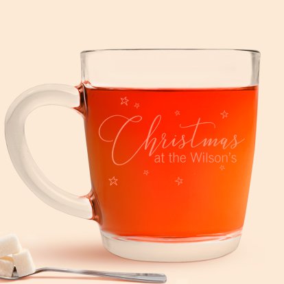 Personalised Christmas Tea Cup