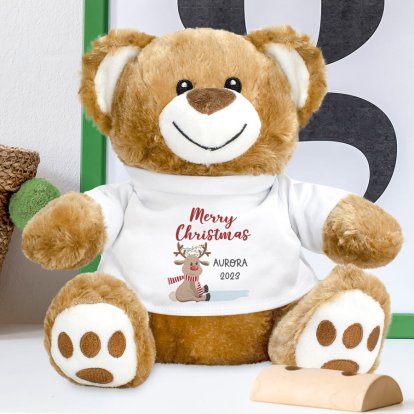 Personalised Christmas Teddy Bear for Kids
