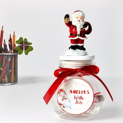 Personalised Christmas Wish Jar Photo 2
